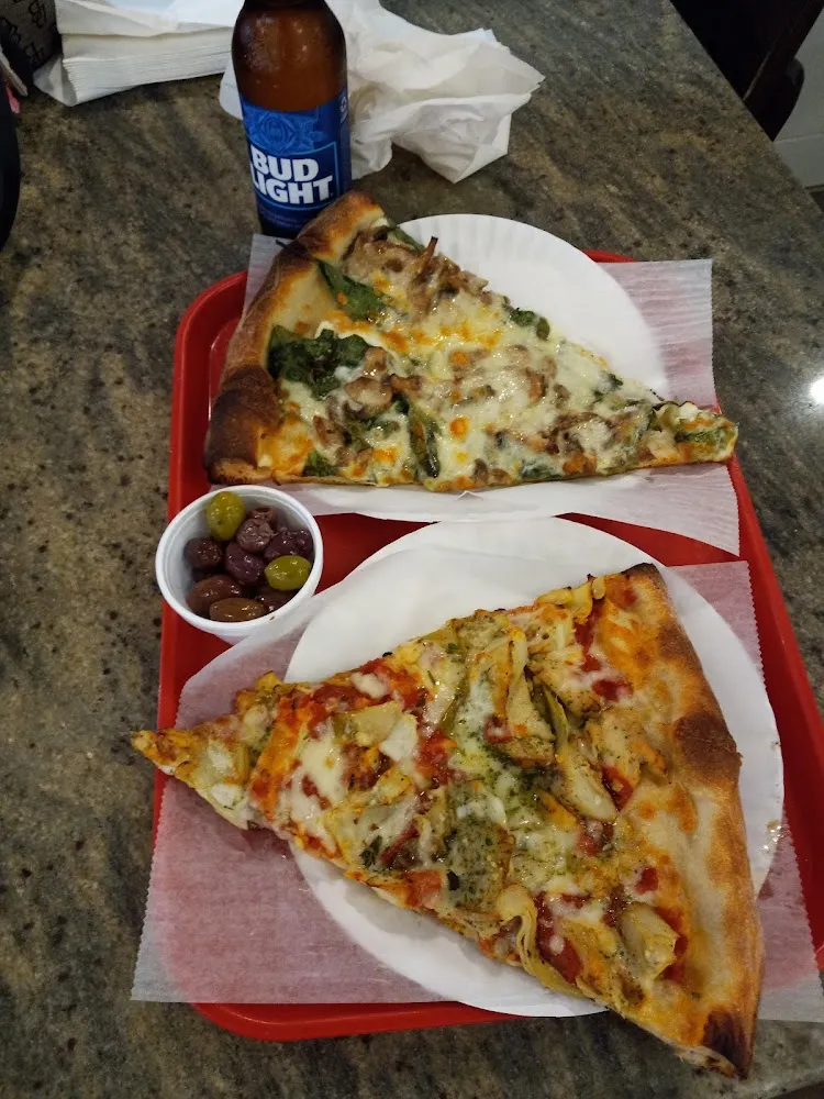 Margarita Pizza and Lasagne Pizza